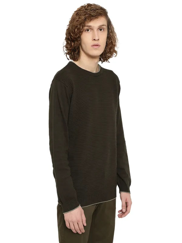 Mettle Men Olive Green Pullover