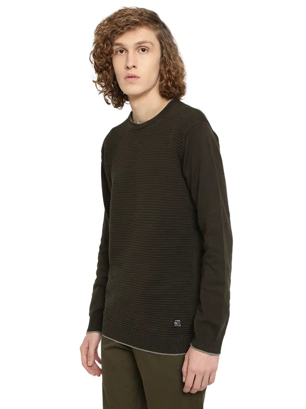 Mettle Men Olive Green Pullover