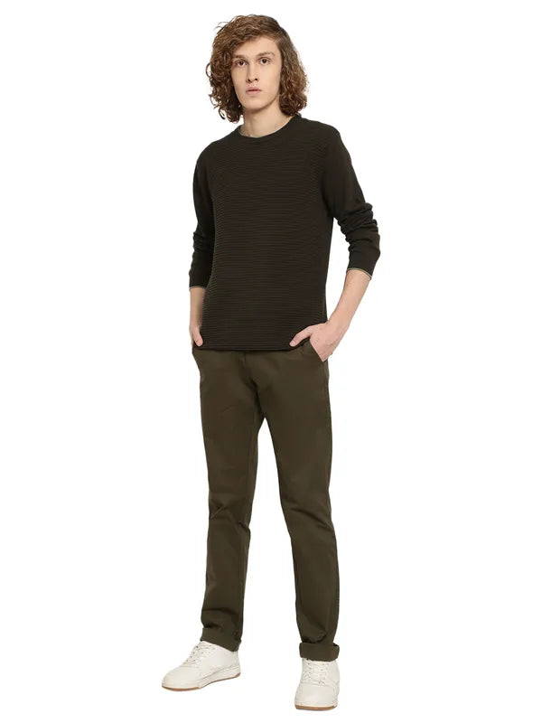 Mettle Men Olive Green Pullover