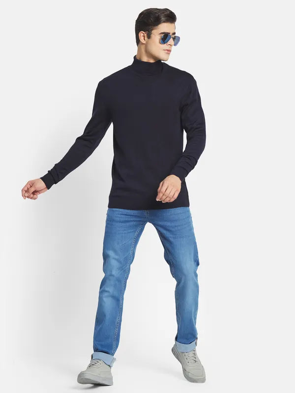 Mettle Men Navy Blue Pullover