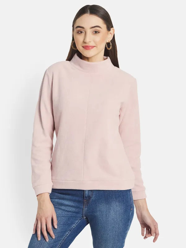 Mettle Women Pink Sweatshirt