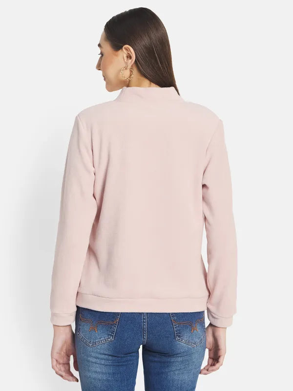 Mettle Women Pink Sweatshirt