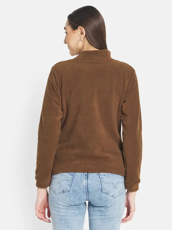 Mettle Women Brown Sweatshirt