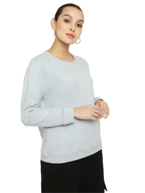 Mettle Women Blue Sweatshirt