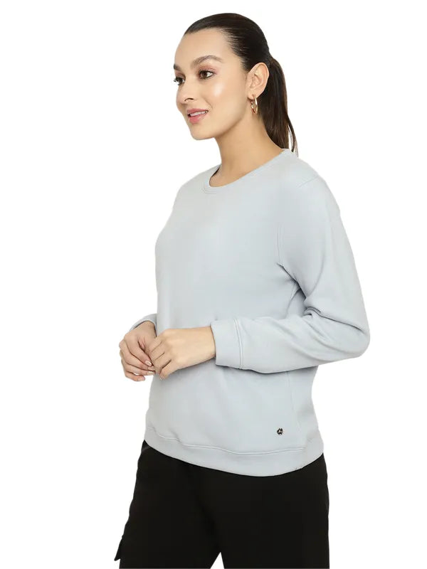 Mettle Women Blue Sweatshirt