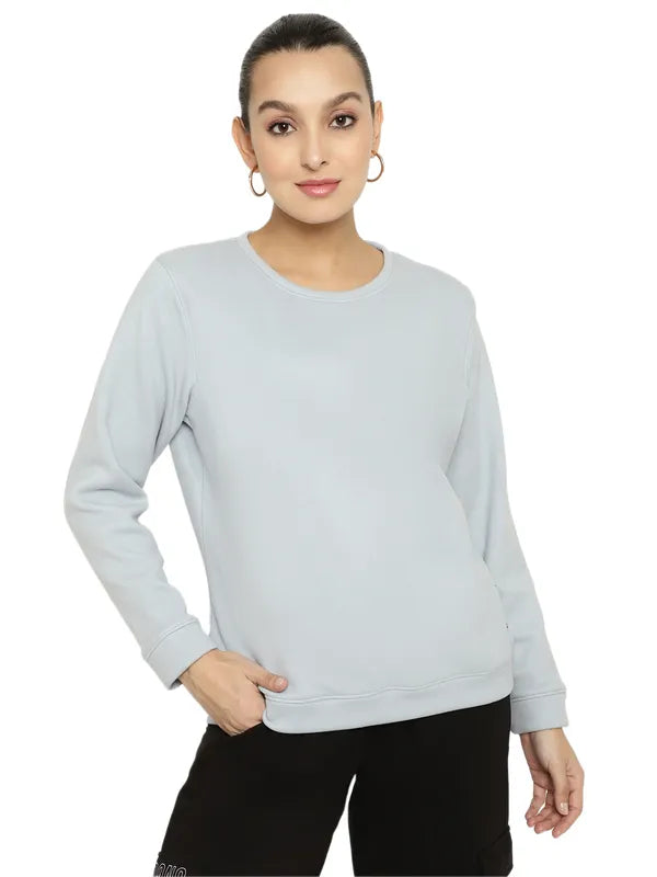 Mettle Women Blue Sweatshirt