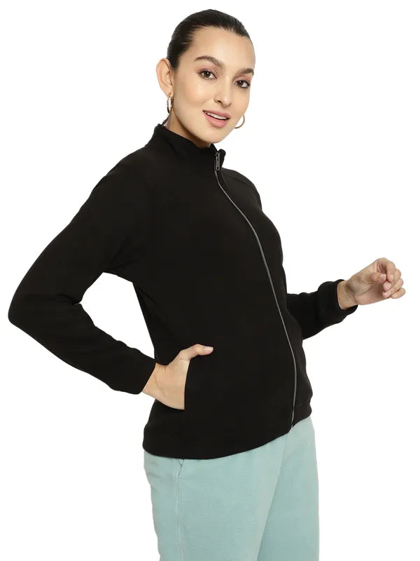 Mettle Women Black Sweatshirt