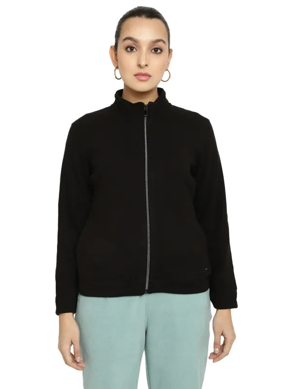 Mettle Women Black Sweatshirt