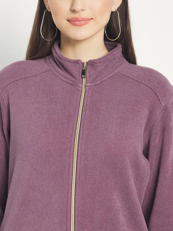 Mettle Women Purple Sweatshirt