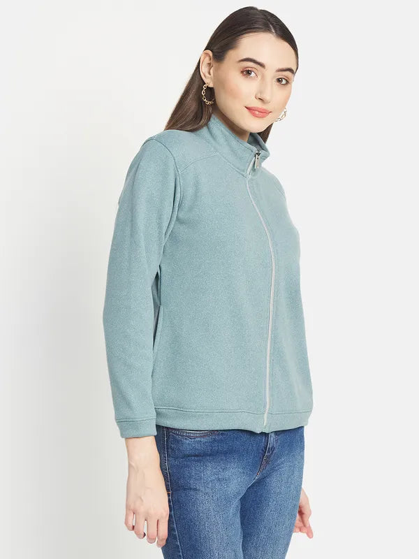 Mettle Women Blue Sweatshirt