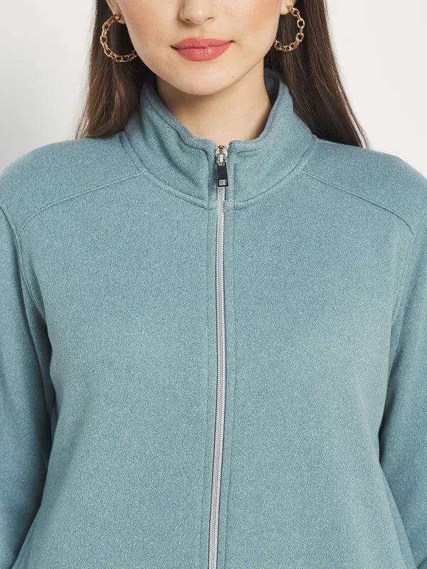 Mettle Women Blue Sweatshirt