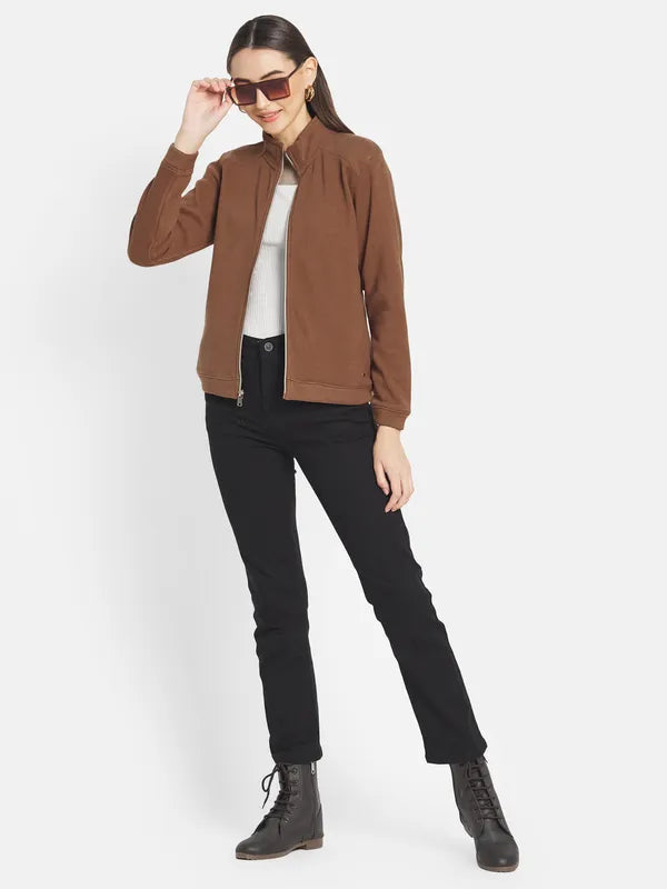 Mettle Women Brown Sweatshirt