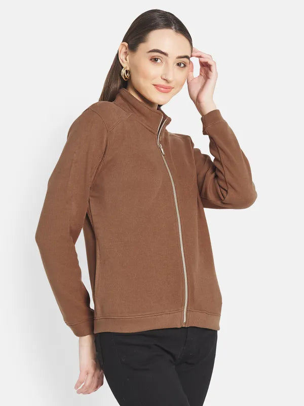 Mettle Women Brown Sweatshirt