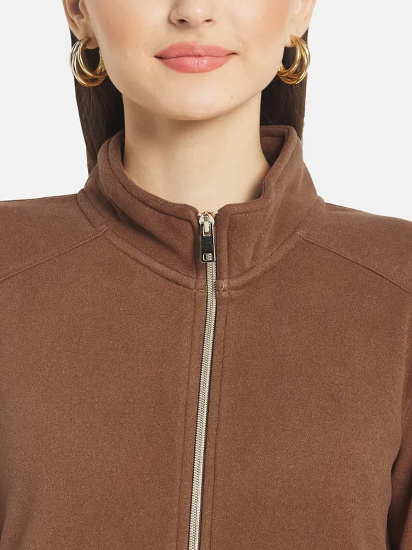 Mettle Women Brown Sweatshirt