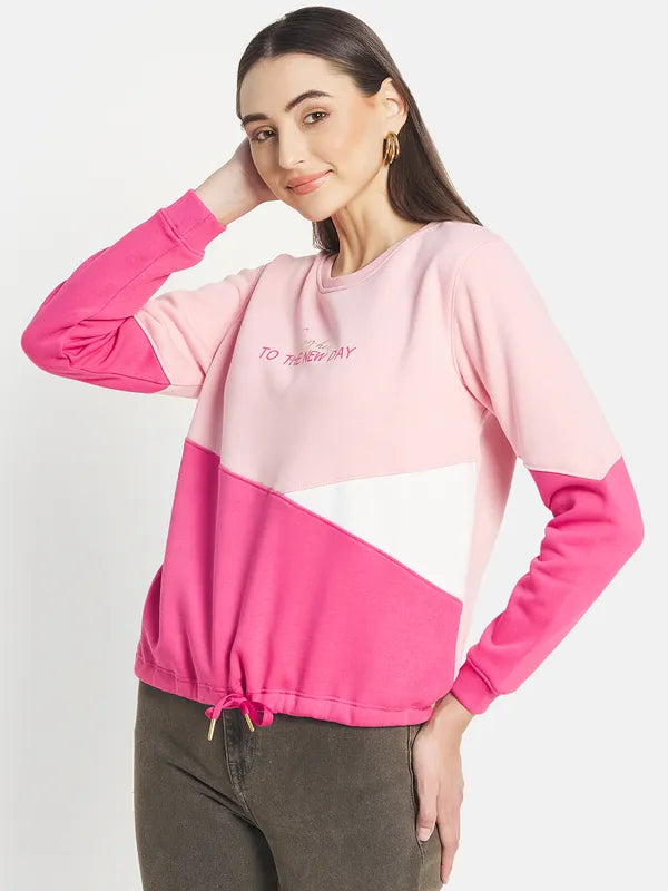 Mettle Women Pink Sweatshirt