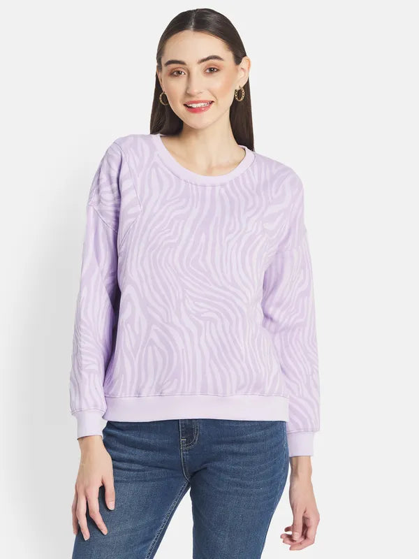 Mettle Women Purple Sweatshirt