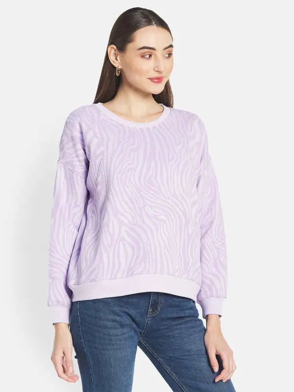 Mettle Women Purple Sweatshirt