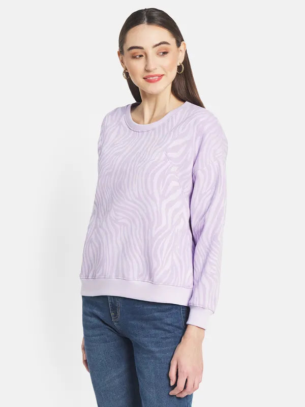 Mettle Women Purple Sweatshirt