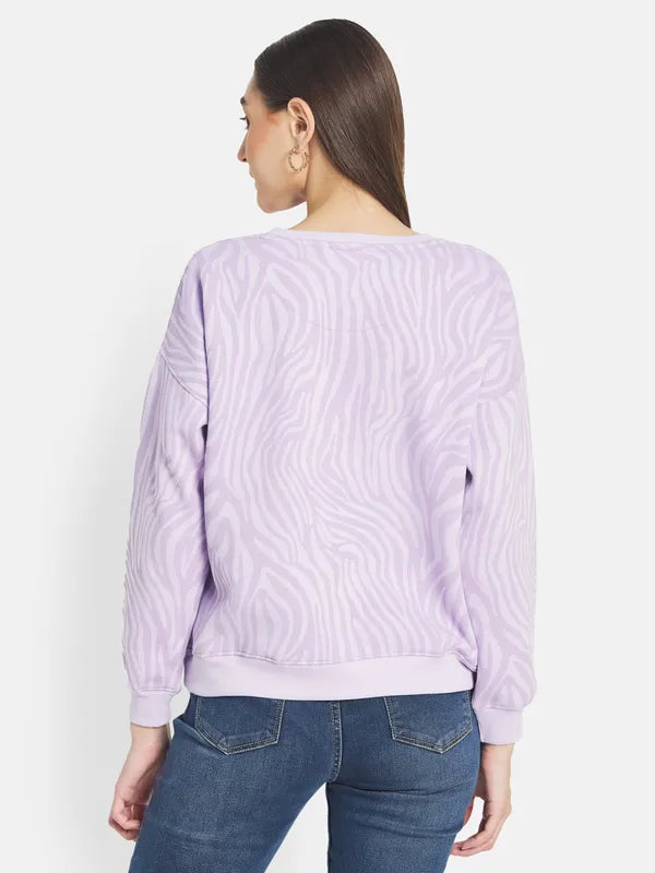 Mettle Women Purple Sweatshirt