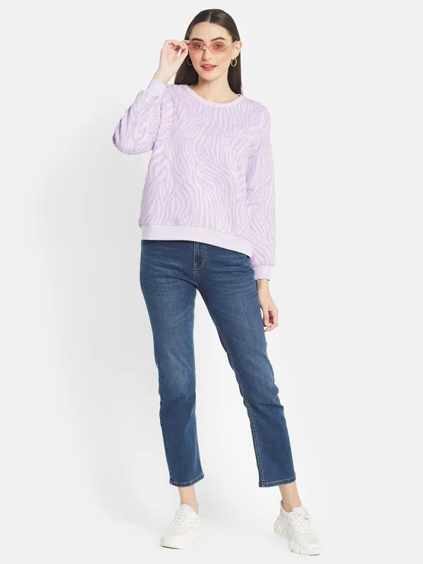 Mettle Women Purple Sweatshirt