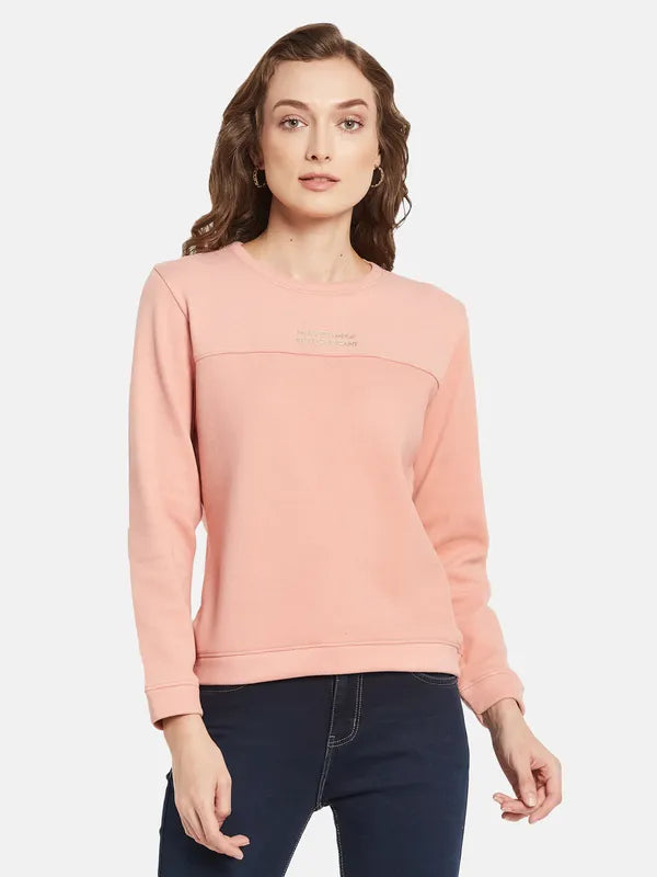 Women Solid Sweatshirt