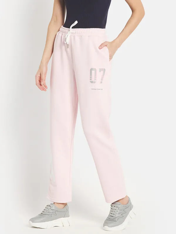 Women Solid Cotton Track Pants