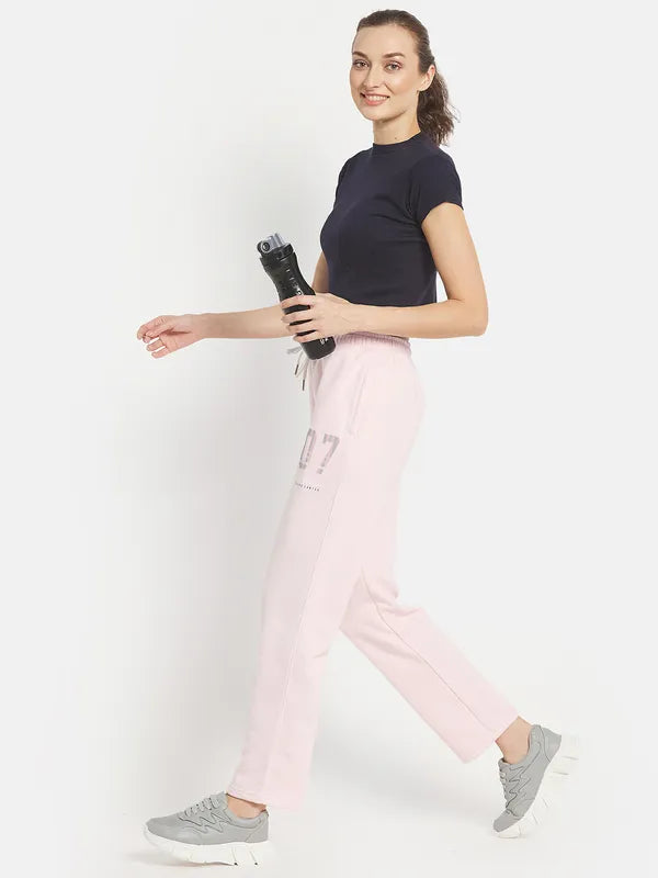 Women Solid Cotton Track Pants