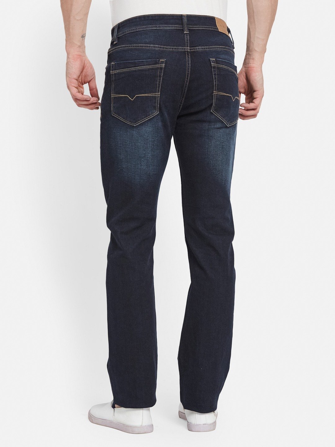 Octave Men Heavy Fade Slim Fit Stretchable Jeans