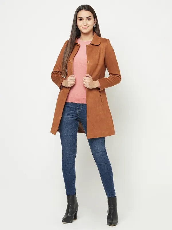 Women Tan Coat