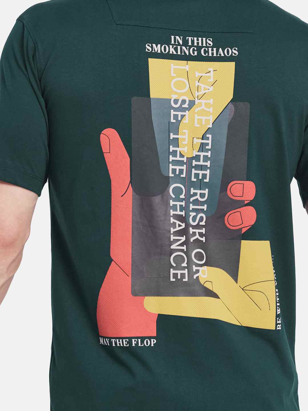Octave Men Printed T-shirt