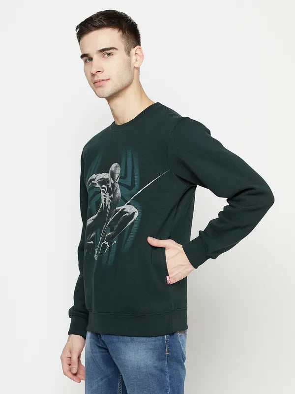 Men Mountain Green Sweatshirts