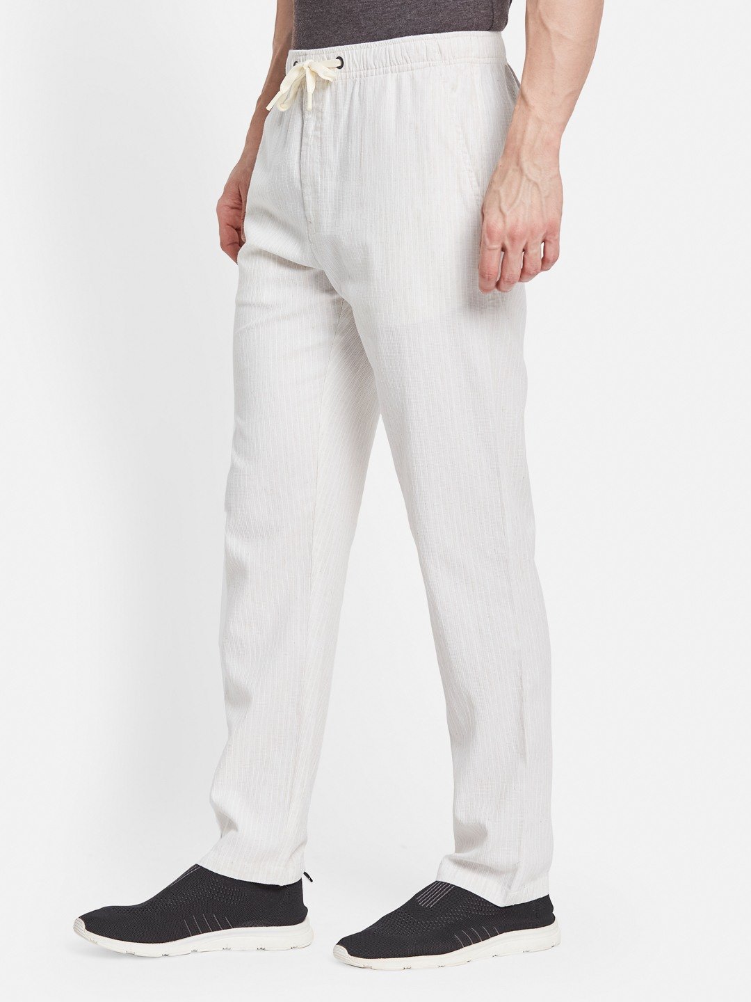 Octave Men Cotton Mid Rise Track Pants