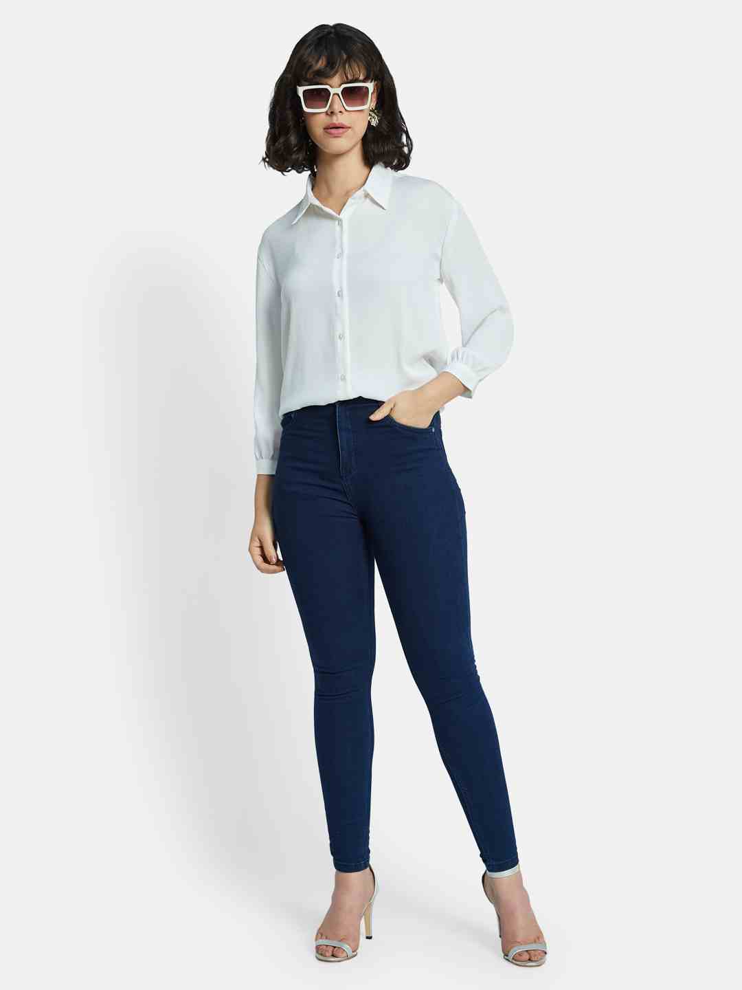 METTLE Women Opaque Casual Shirt