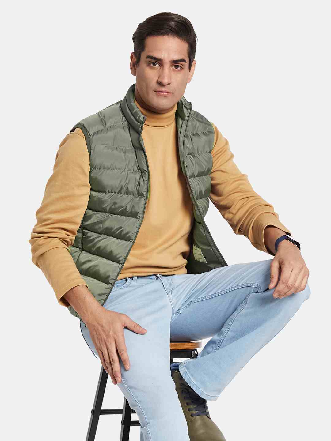METTLE Men Padded Jacket