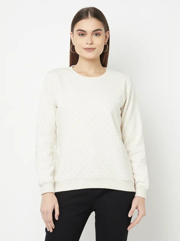 Women Natural Melange Sweatshirts