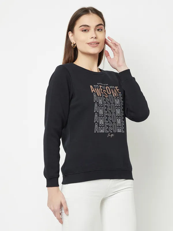 Women Navy Sweatshirts