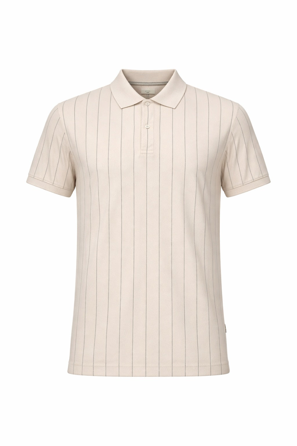 Men Pristine Striped Polo Collar T-shirt