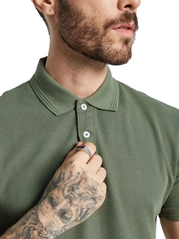 Octave Men Polo Collar T-Shirt