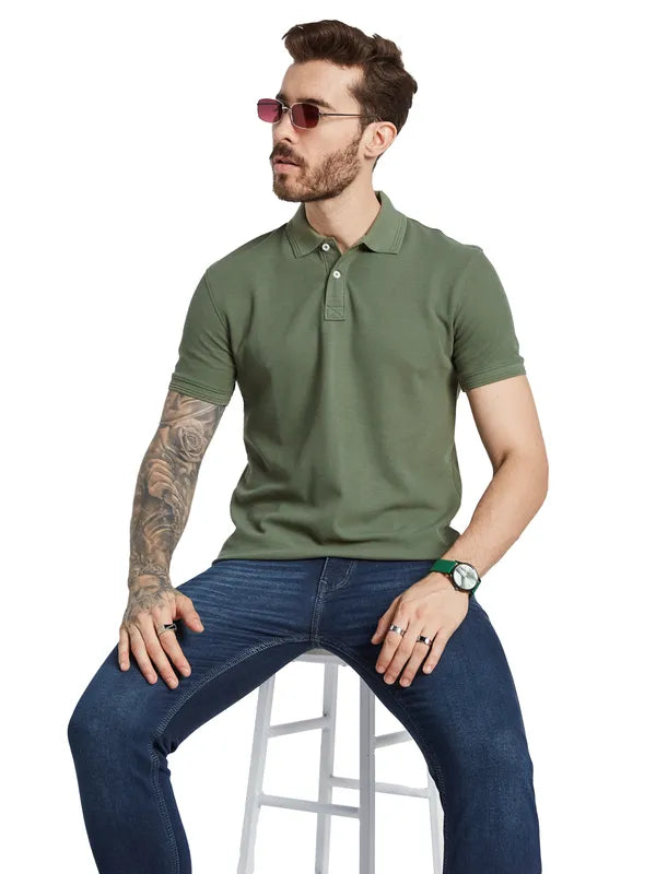 Octave Men Polo Collar T-Shirt