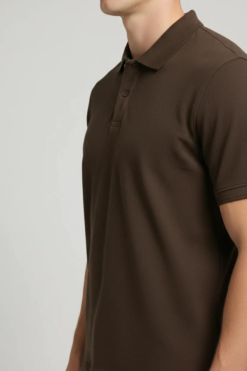 Men After Dark Polo Collar T-shirt