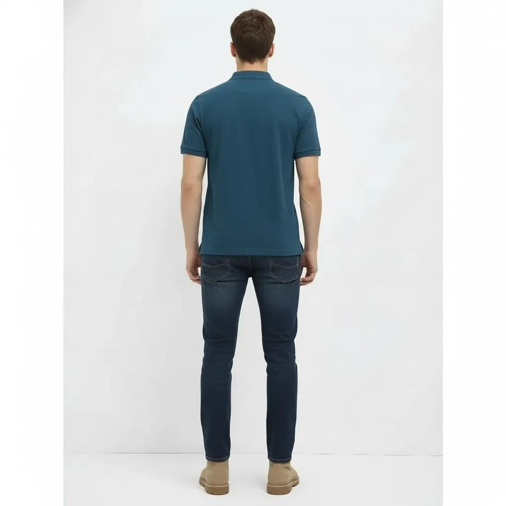 Men Air-Force Sold Polo Collar T-shirt