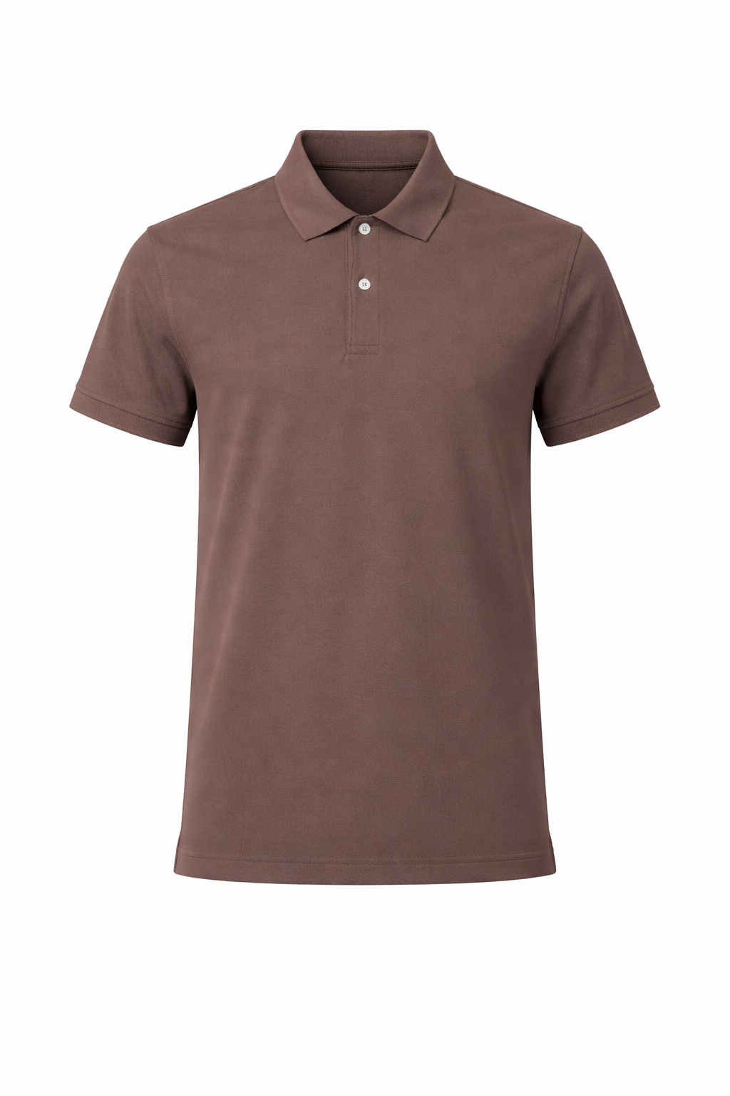 Men Coffee Polo Collar T-shirt