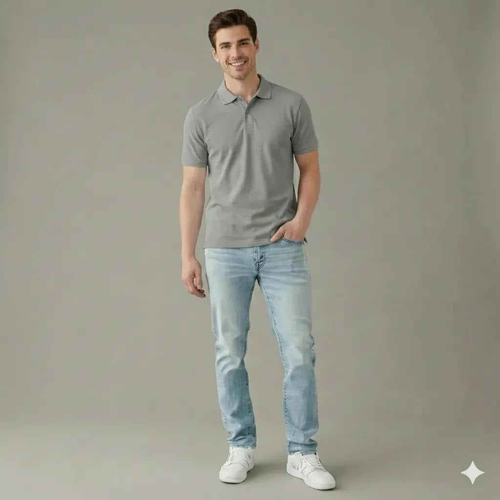 Men Dove Polo Collar T-shirt