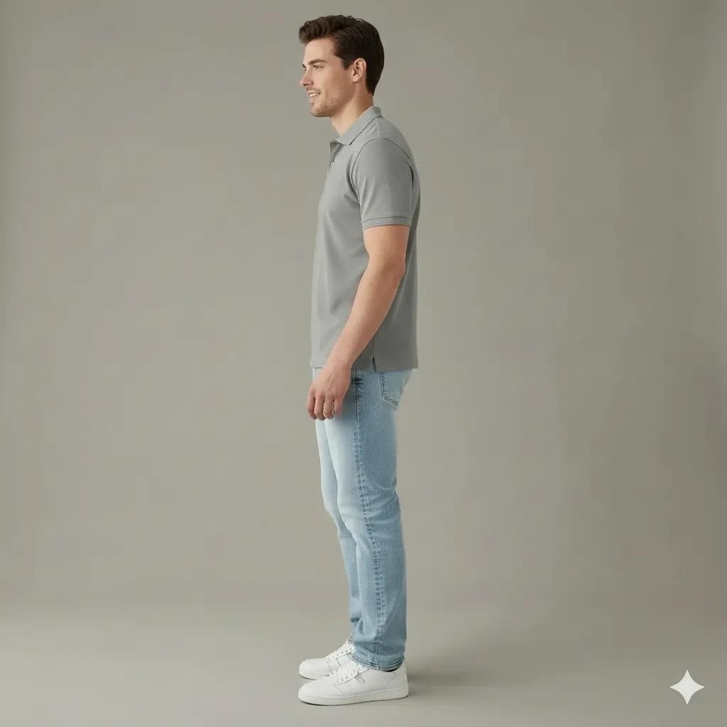 Men Dove Polo Collar T-shirt