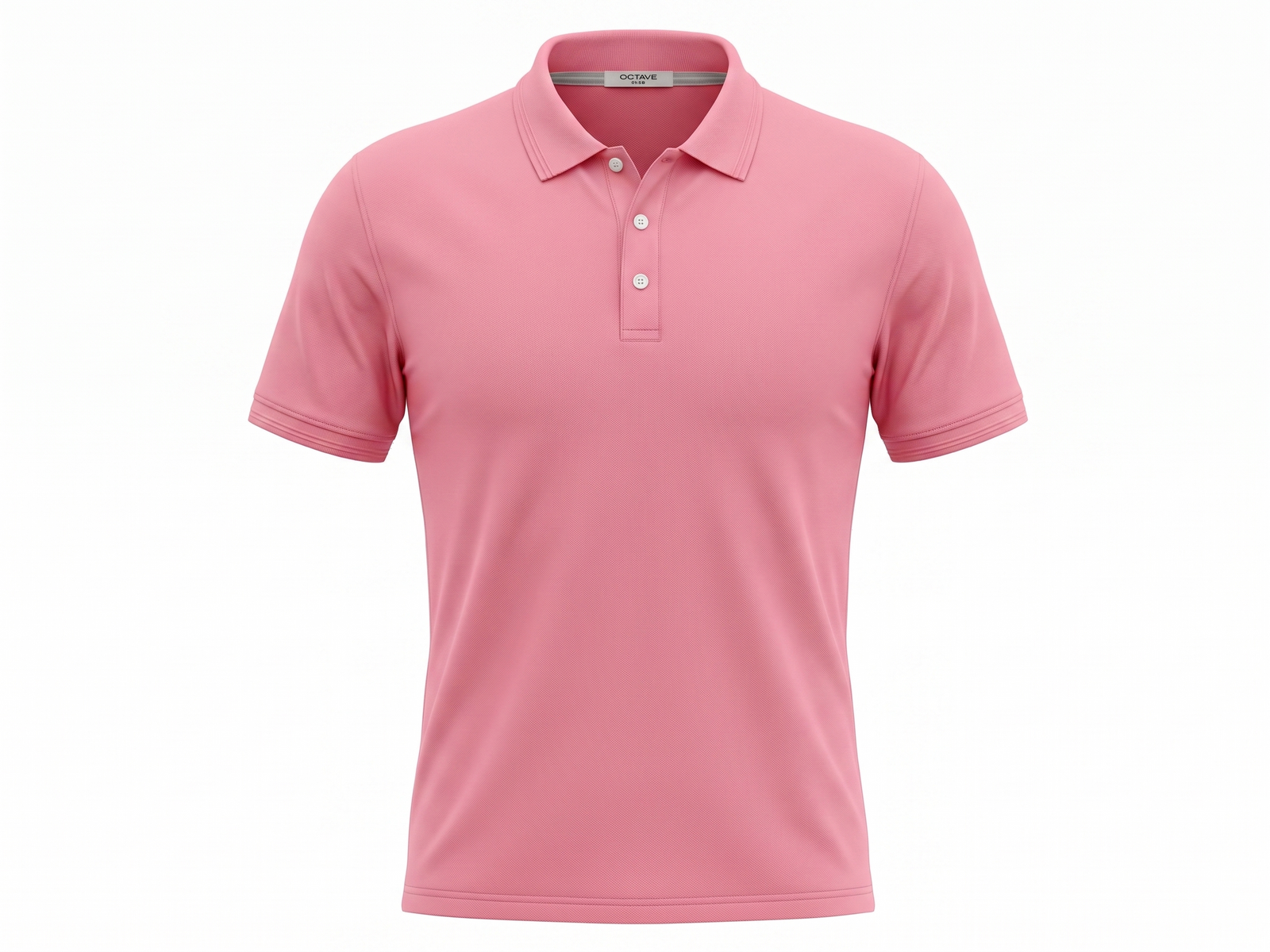 Men Flamingo Polo Collar T-shirt