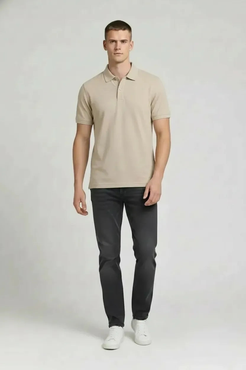 Men Onyx Polo Collar T-shirt