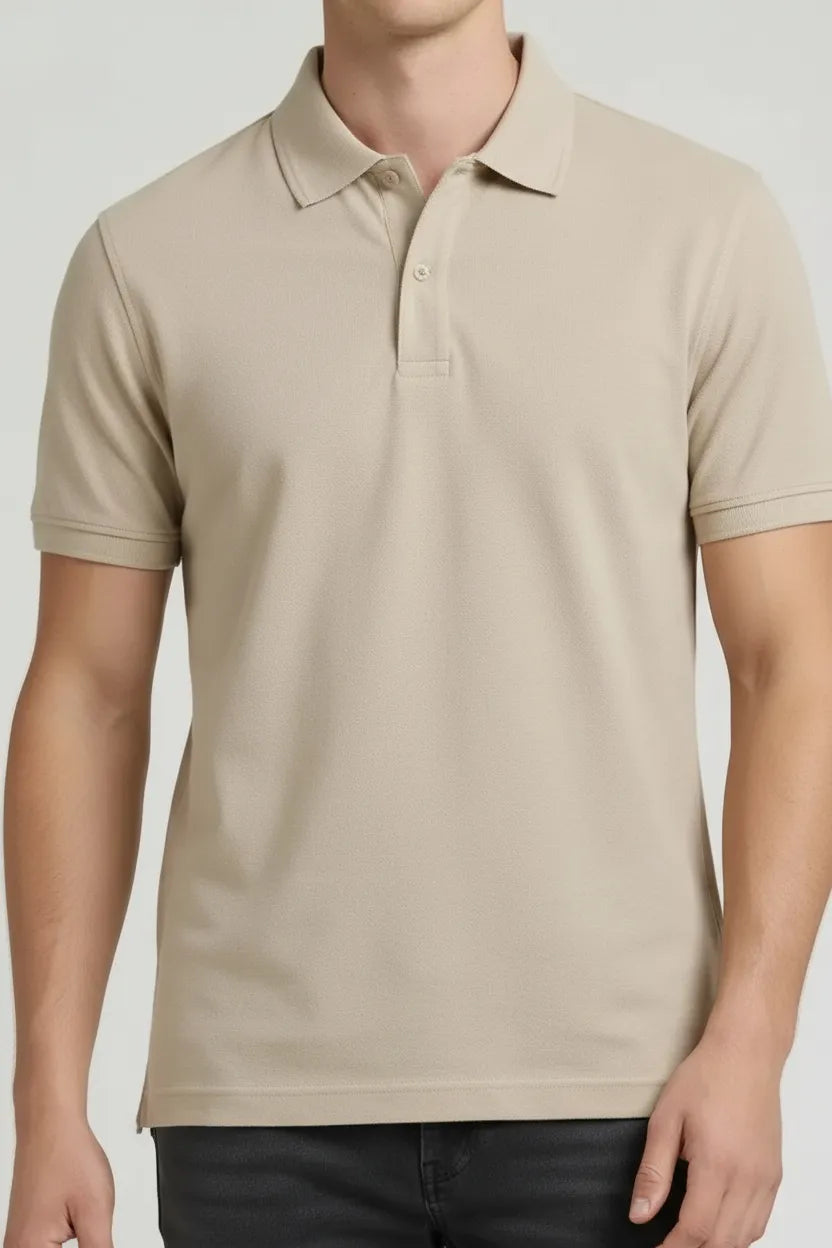 Men Onyx Polo Collar T-shirt