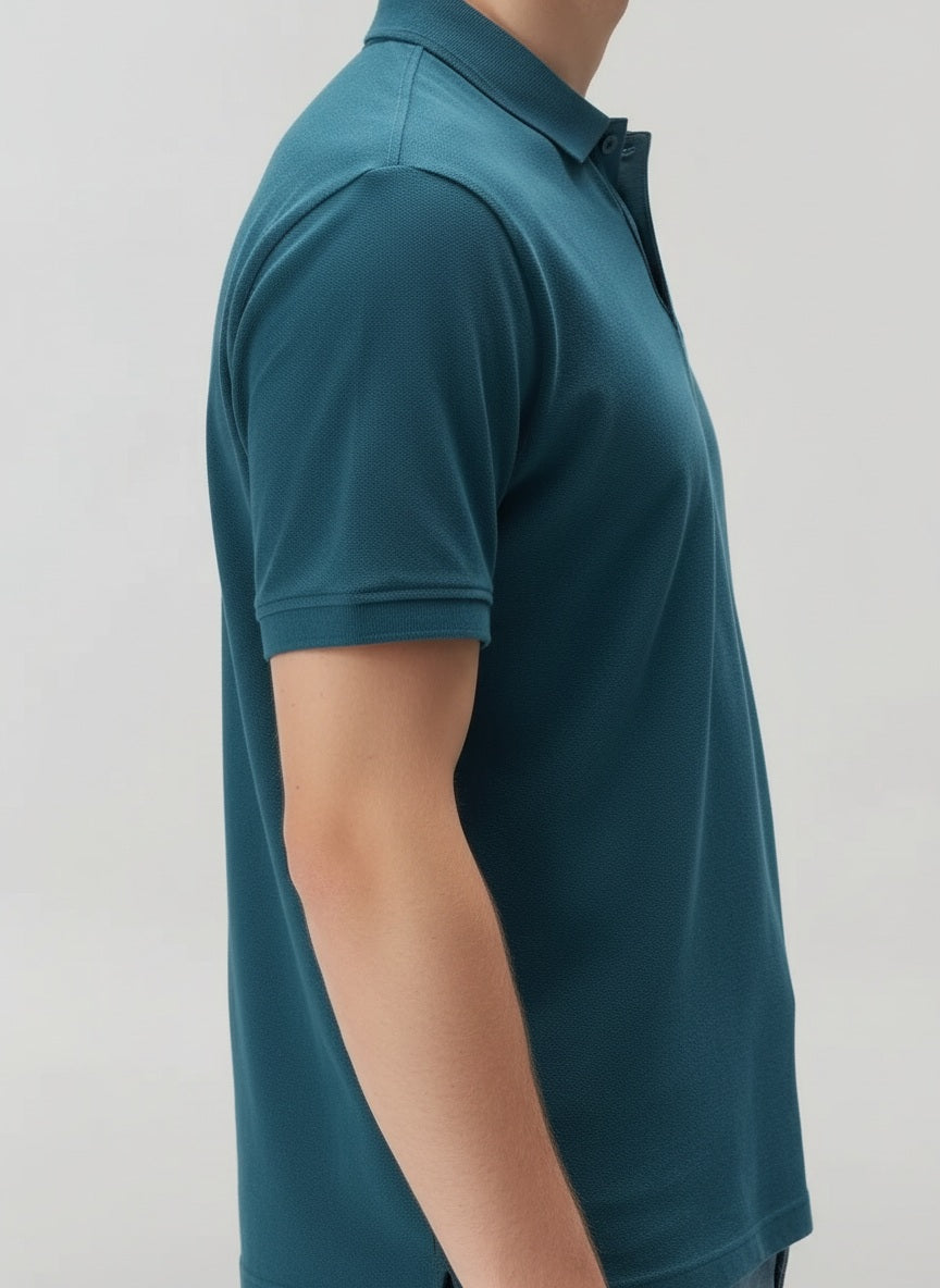 Men Pacific Polo Collar Solid T-shirt