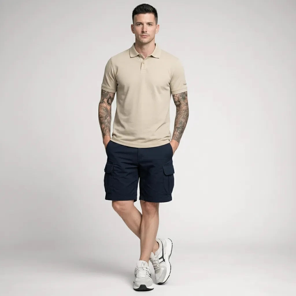 Men Pristine Polo Collar T-shirt
