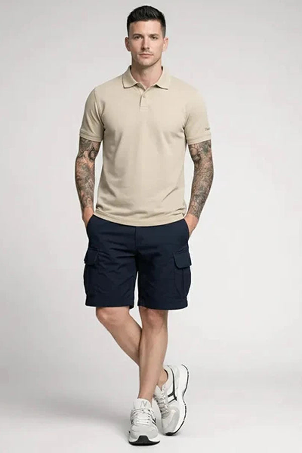 Men Polo Collar T-shirt